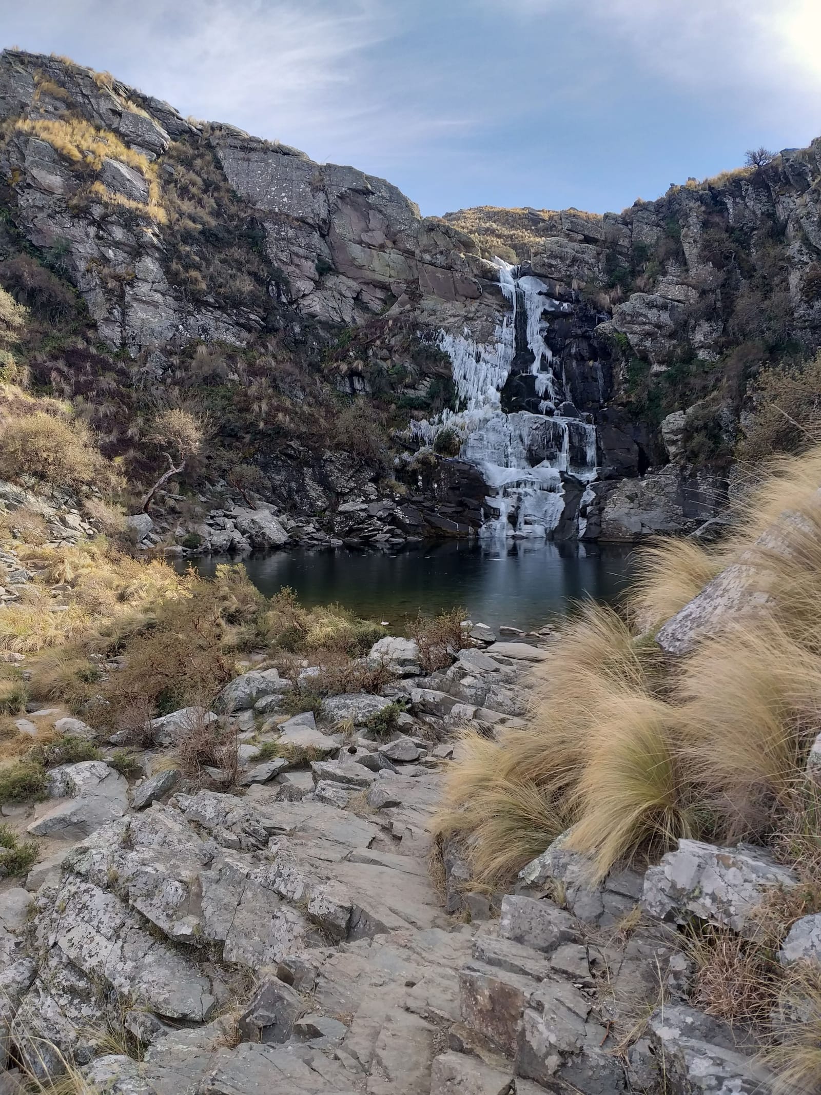Salto del Tigre congelado